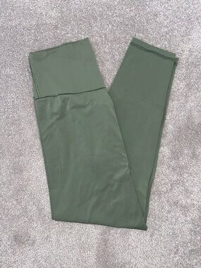 aerie Offline Crossover Olive Leggings - High Rise 7/8